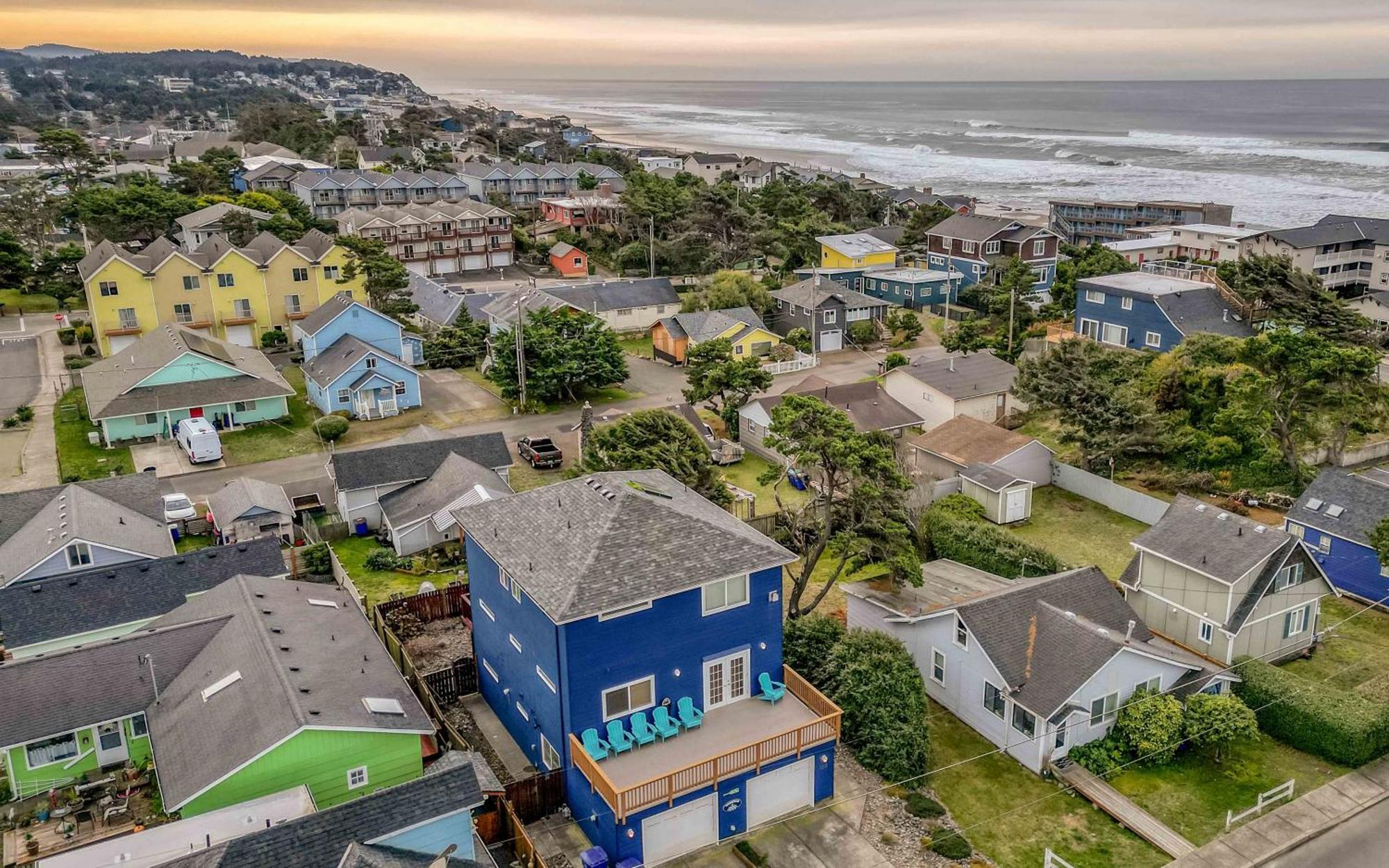 The Blue Crab Villa Lincoln City Exterior foto